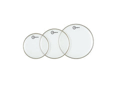 Pack de peaux de batterie Aquarian Classic Clear 10 12 14