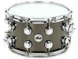 DW Collector's Series Black Nickel Over Brass 8x14 Snare Drum