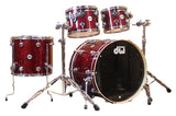 Pack de 4 fûts en érable DW Collector's Series 333, verre rubis, 10, 12, 16, 22BD