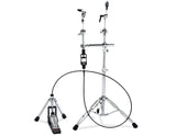 Support de charleston télécommandé DW 9502 avec câble de 2 pieds et embrayage à glissement