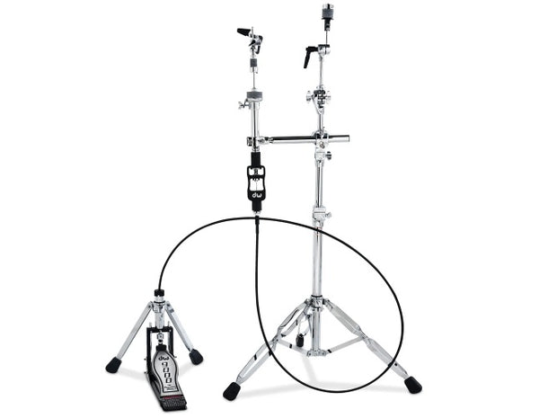 Support de charleston télécommandé DW 9502 avec câble de 2 pieds et embrayage à glissement