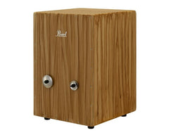 Cajon à jingle en perles Artizan en grain de bois