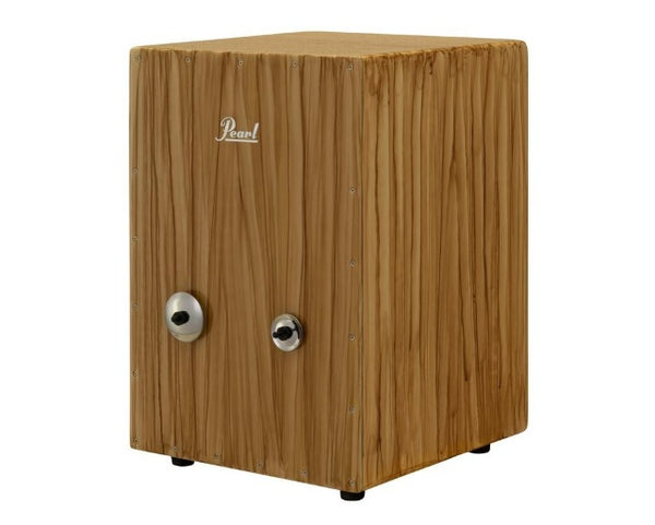 Cajon à jingle en perles Artizan en grain de bois