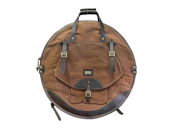 Sac à cymbales Tackle Instrument Supply 24" en toile marron