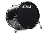 Grosse caisse Tama 16x12 Starclassic finition noyer/bouleau laquée avec base de support de tom