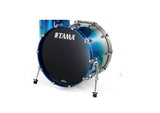 Grosse caisse Tama 16x12 Starclassic finition noyer/bouleau laquée avec base de support de tom