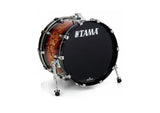 Grosse caisse Tama 16x12 Starclassic finition noyer/bouleau laquée avec base de support de tom