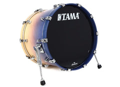 Tama 20x16 Starclassic Walnut/Birch Lacquer Finish Bass Drum w/ Tom Holder Base