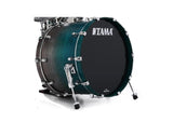 Grosse caisse Tama 16x12 Starclassic finition noyer/bouleau laquée avec base de support de tom