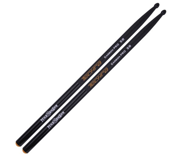Baguettes de batterie Techra Carbon Pro 5B Signature Mike Hansen