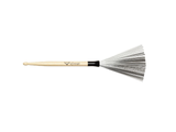 Paire de brosses métalliques pour baguettes de batterie Vater Wire Tap