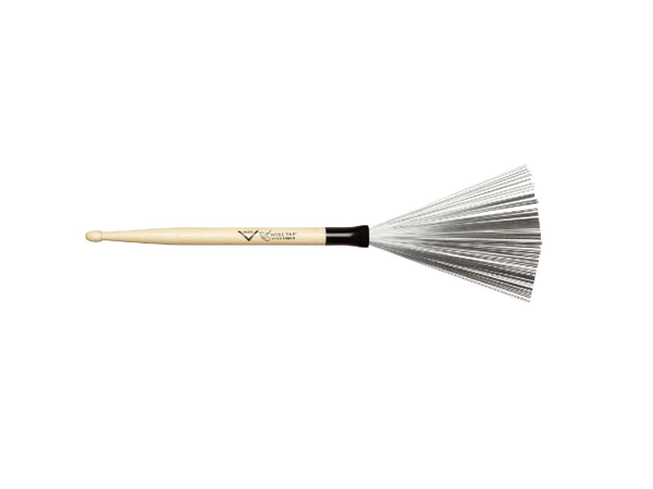 Paire de brosses métalliques pour baguettes de batterie Vater Wire Tap