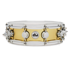DW Polished Brass Snare Drum 4x14 Snare Drum DCMR30414SCX713