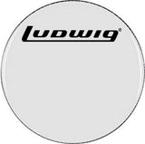 Bloc de tête de grosse caisse Ludwig 26" transparent avec logo Powerstroke 3