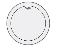 Peau de batterie transparente à rayures fines Remo 10"
