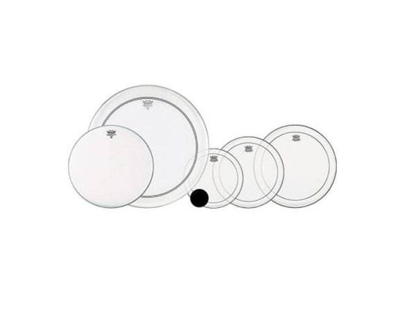 Remo Pro Pack Clear Pinstripe 10 12 14 + 22 Powerstroke 3 + 14 Coated Ambassador