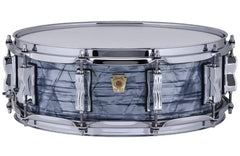 Caisse claire classique en érable Ludwig 5" x 14" bleu ciel nacré