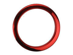Bass Drum O's 4" Red Chrome Bass Drum Port