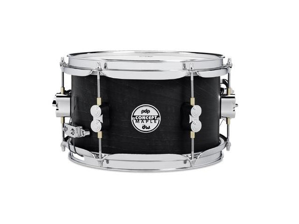 Caisse claire en cire noire PDP Concept Maple 6" x 10"