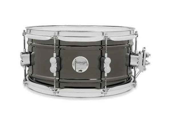 Caisse claire PDP Concept Metal Black Nickel sur Steel 6.xx13
