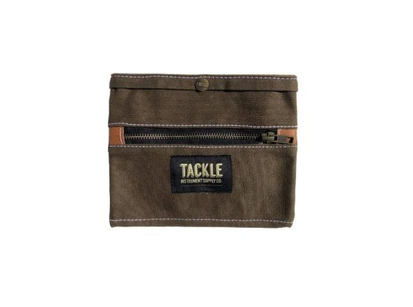 Pochette de transport en toile cirée Tackle Forest Green