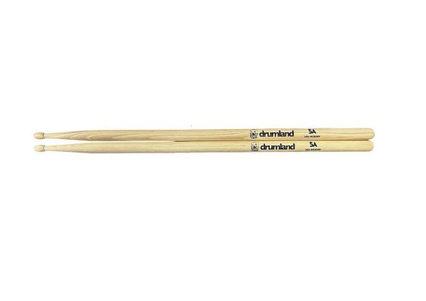 Baguettes de batterie Drumland 5A en hickory