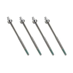 Ludwig Tenson Rods 2" 5/16 4PK PKR23PP