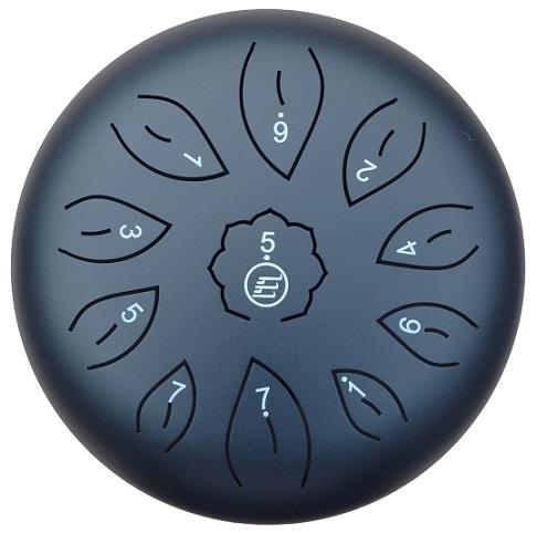 Ecko Tongue Drum 8" 11 Note C Major Black