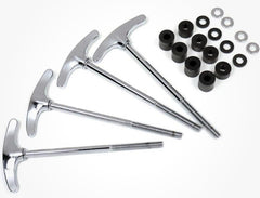 Ludwig Bass Drum T-Rods Tension Rods 4-1/8" 4 Pack P3034AP