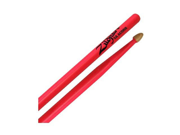 Baguettes de batterie Zildjian 5A Acorn Neon Pink