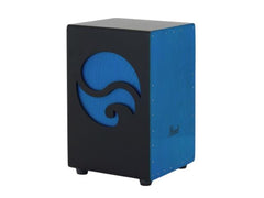 Cajon 3D bleu de mer perlé