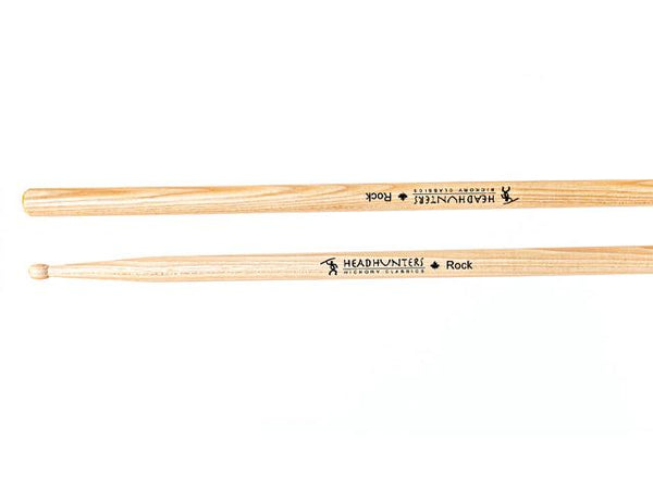 Baguettes de batterie HeadHunters Hickory Classic Rock