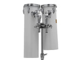 Pearl Rocket Toms White w/Stand 6x18 & 6x21