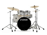 Sonor AQ1 5PC Birch Studio Pure White Matériel inclus