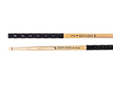 Baguettes de batterie HeadHunters Hickory Classic Rock avec Grip