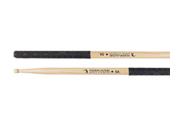 Baguettes de batterie HeadHunters 5A Maple Classic avec grip